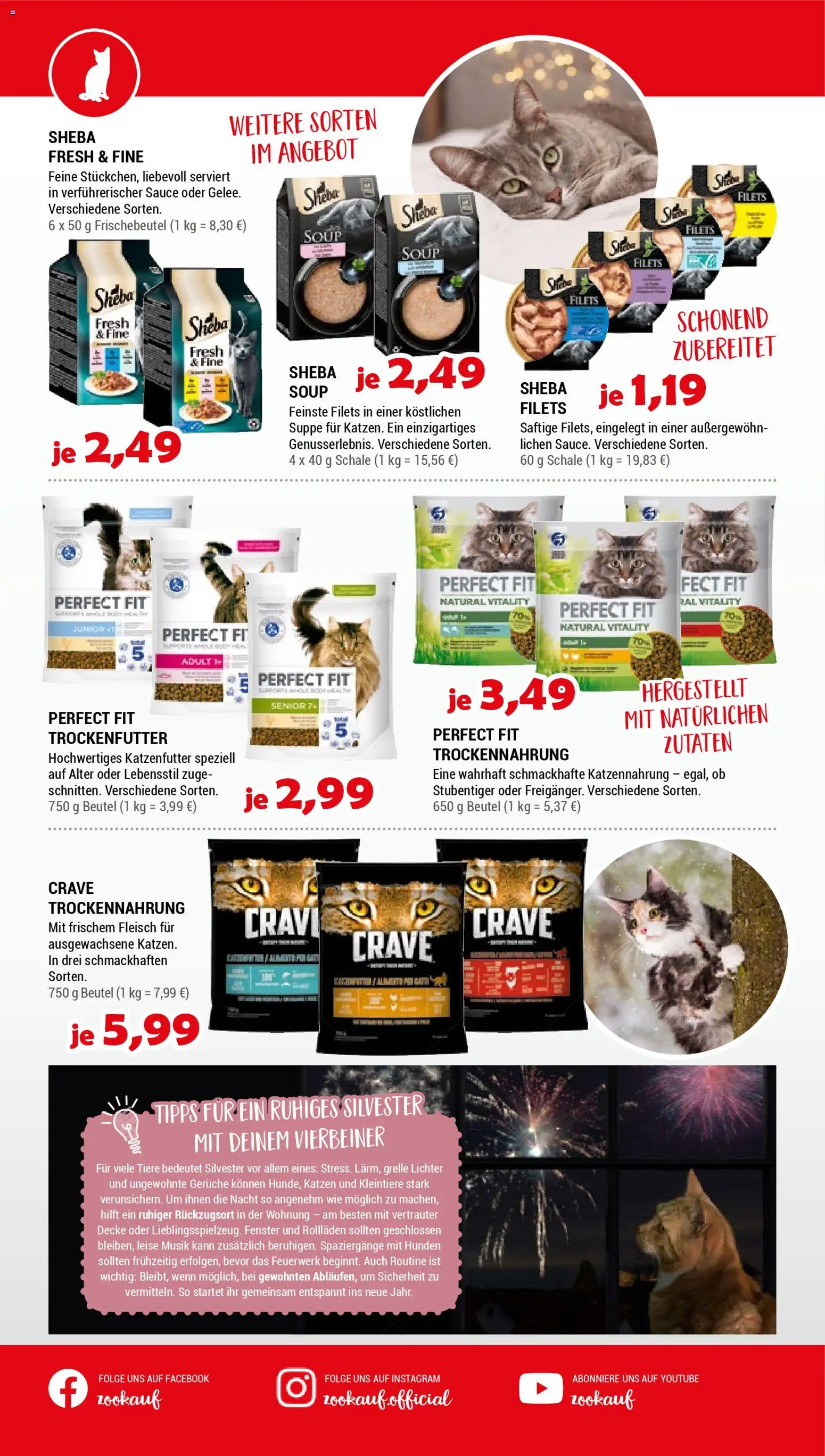 zookauf Prospekt 	 – gültig ab 27.12.2025 | Seite: 6 | Produkte: Sheba, Katzenfutter, Decke, Fleisch