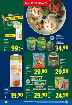 Lidl - erbjudanden - Förhandsvisning av reklamblad från butik Lidl aktuell från 29.12.2025 | Sida: 12 | Produkter: Galler, Havredryck, Godis, Glass