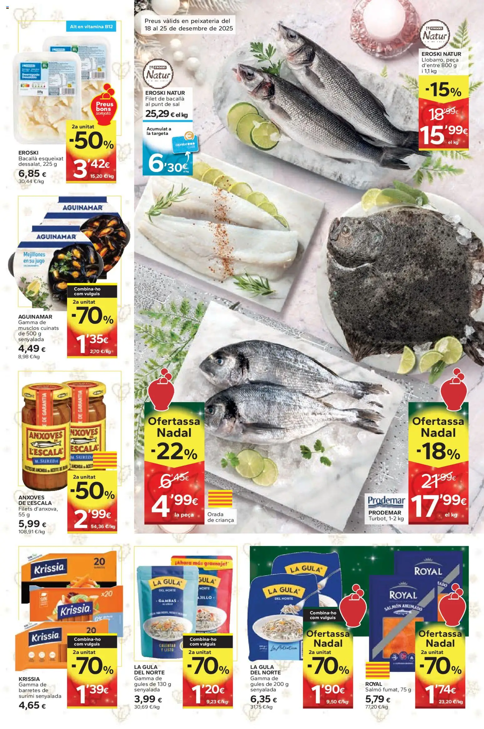 Caprabo folleto │ válido desde el 18.12.2025 | Página: 6 | Productos: Jugo, Salmón ahumado