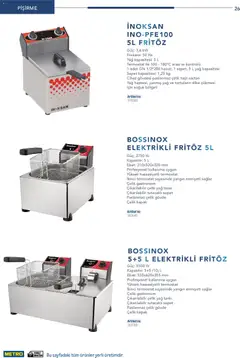 26.12.2025 tarihinden itibaren geçerli olan Metro kataloğu önizlemesi | Sayfa: 26 | Ürünler: Fritöz, Sepet, Yağ