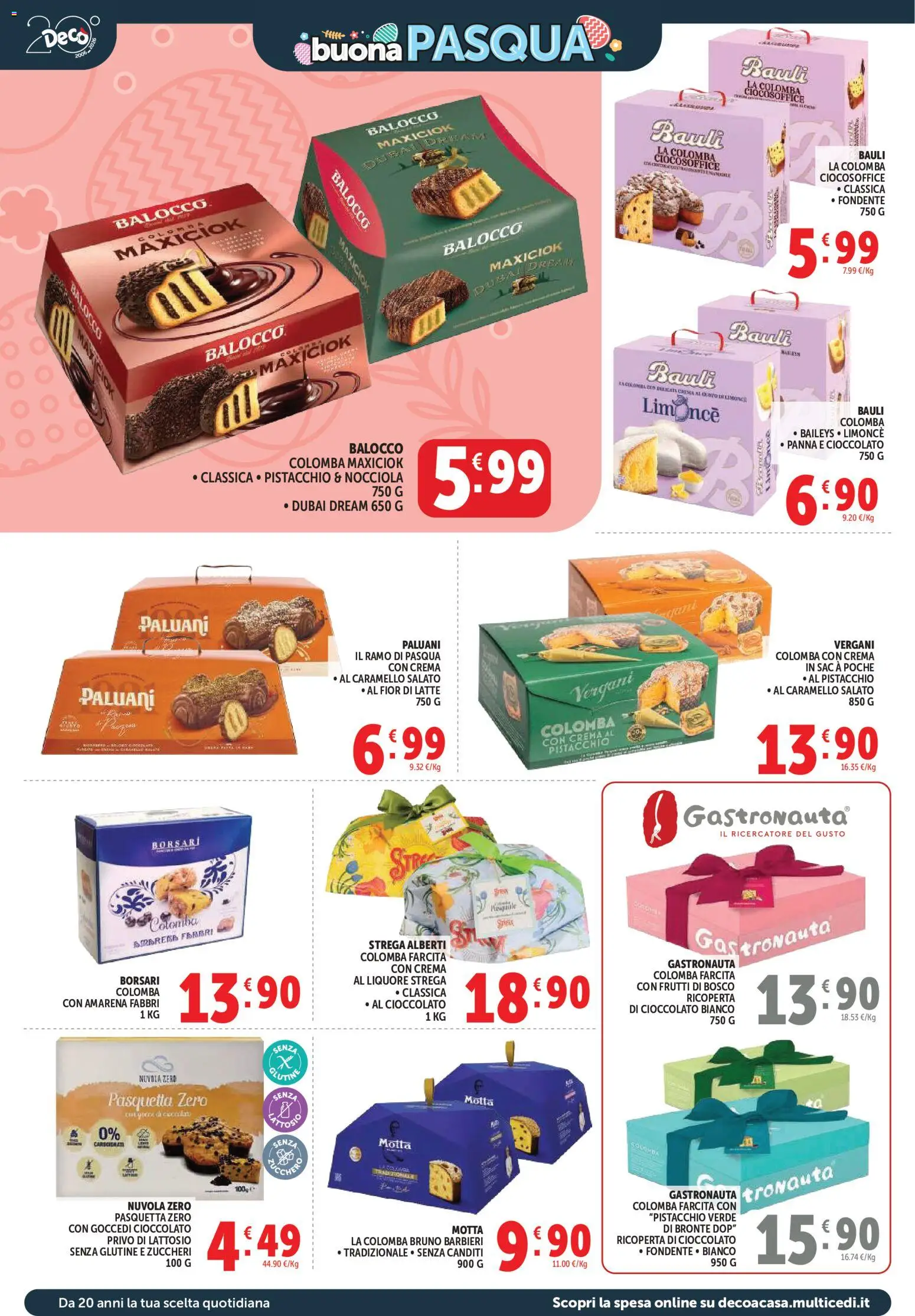 Volantino Decò del 27.03.2026 | Pagina: 4 | Prodotti: Crema, Latte, Amarena, Liquore