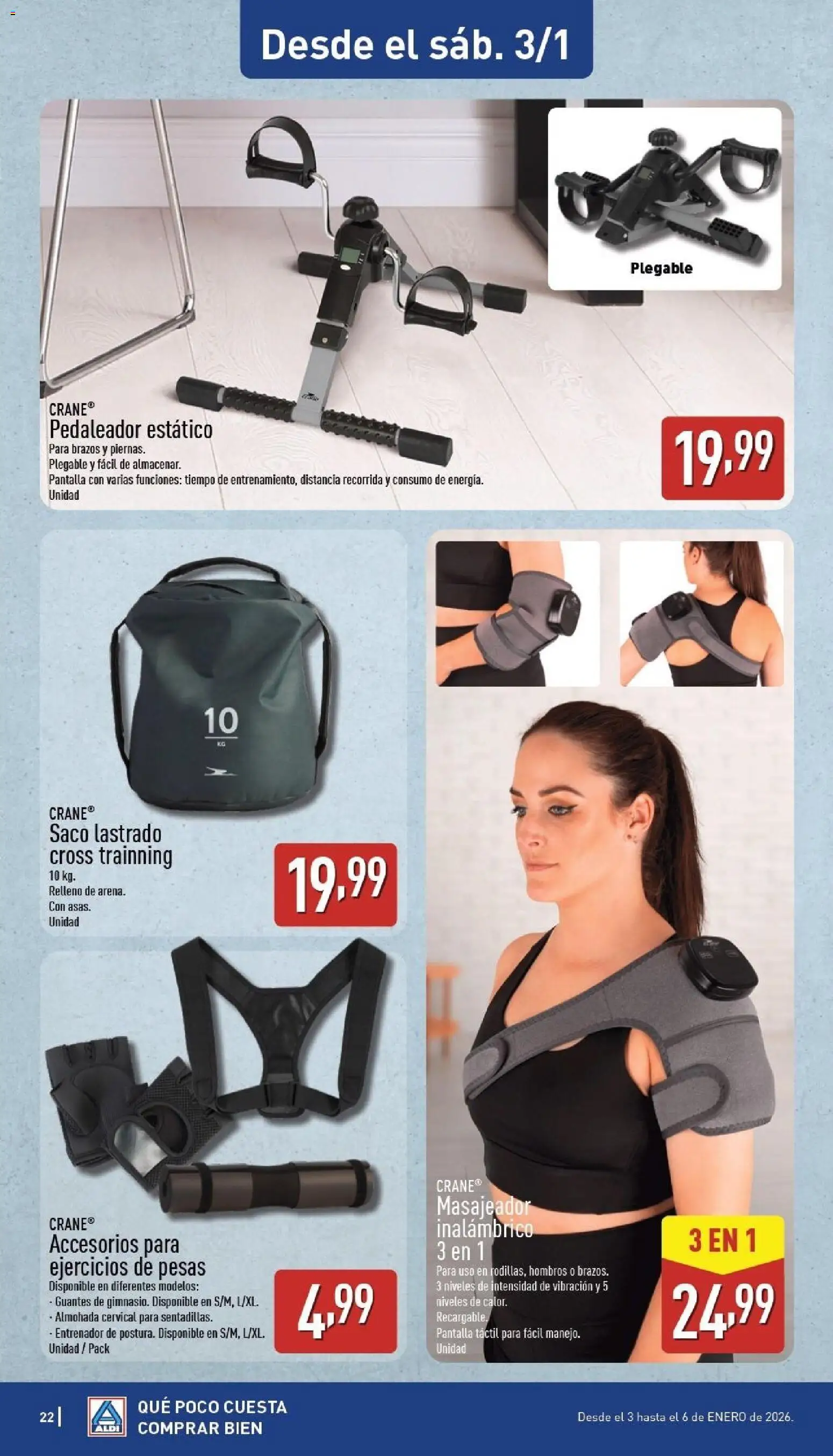 Aldi folleto Península │ válido desde el 29.12.2025 | Página: 22 | Productos: Guantes, Almohada