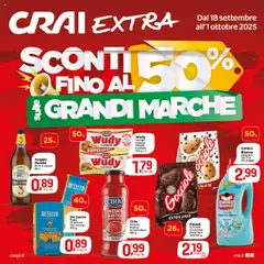 Anteprima del volantino CRAI Extra Ravenna catalogo valido a partire dal 18.09.2025