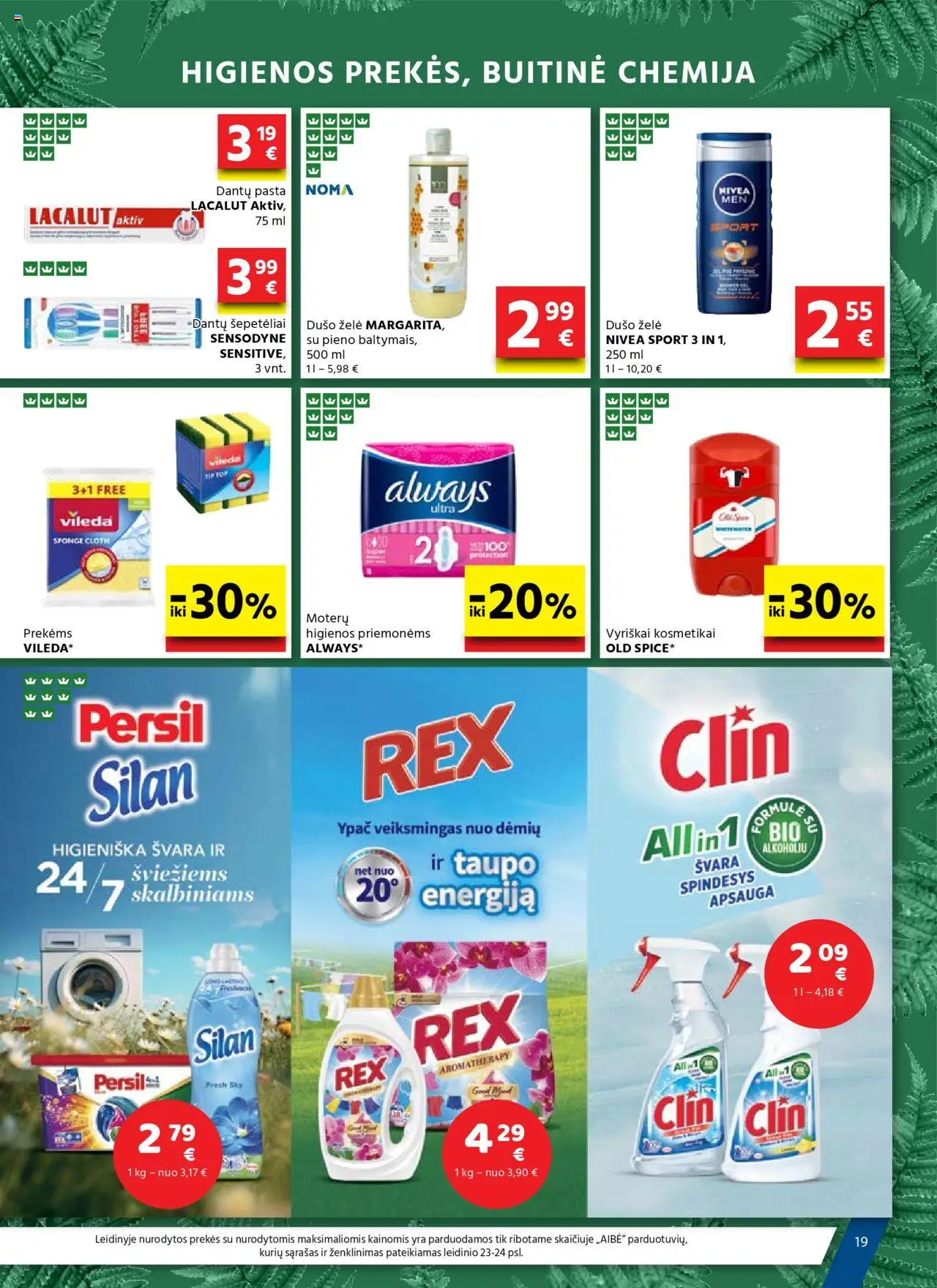 AIBE leidinys│galioja nuo 05.06.2025 | Puslapis: 19 | Prekių: Dušo želė