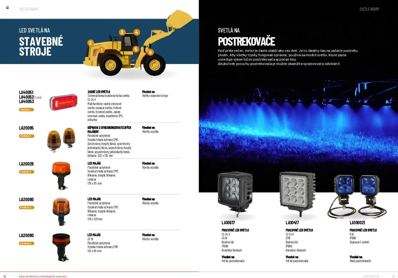 Kramp leták │ platný od 12.08.2025 | Strana: 24 | Produkty: Led svetlá, Osvetlenie, Svetlo