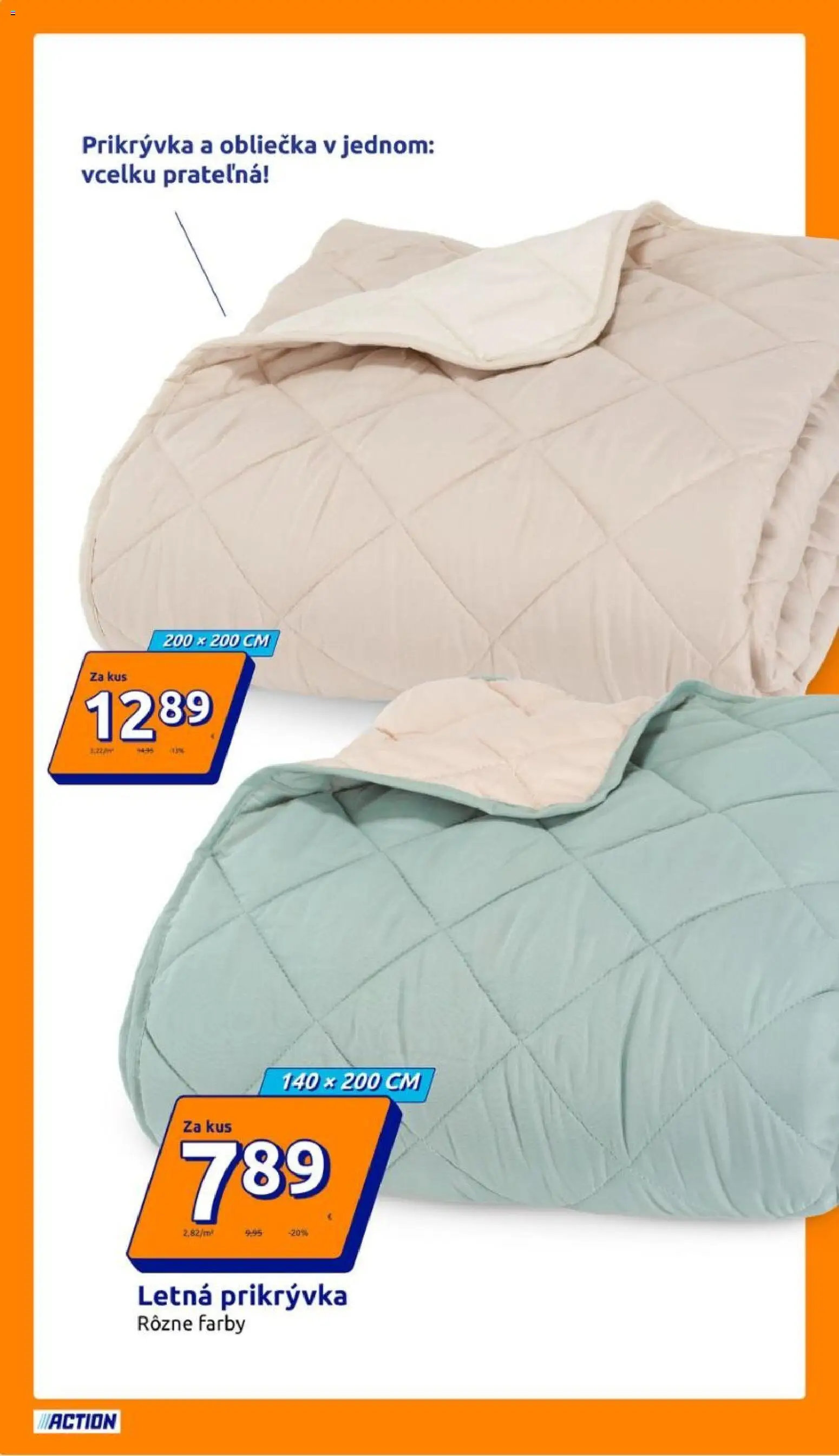 Nové Action akcie – leták je platný od 11.03.2026 | Strana: 10 | Produkty: Prikrývka
