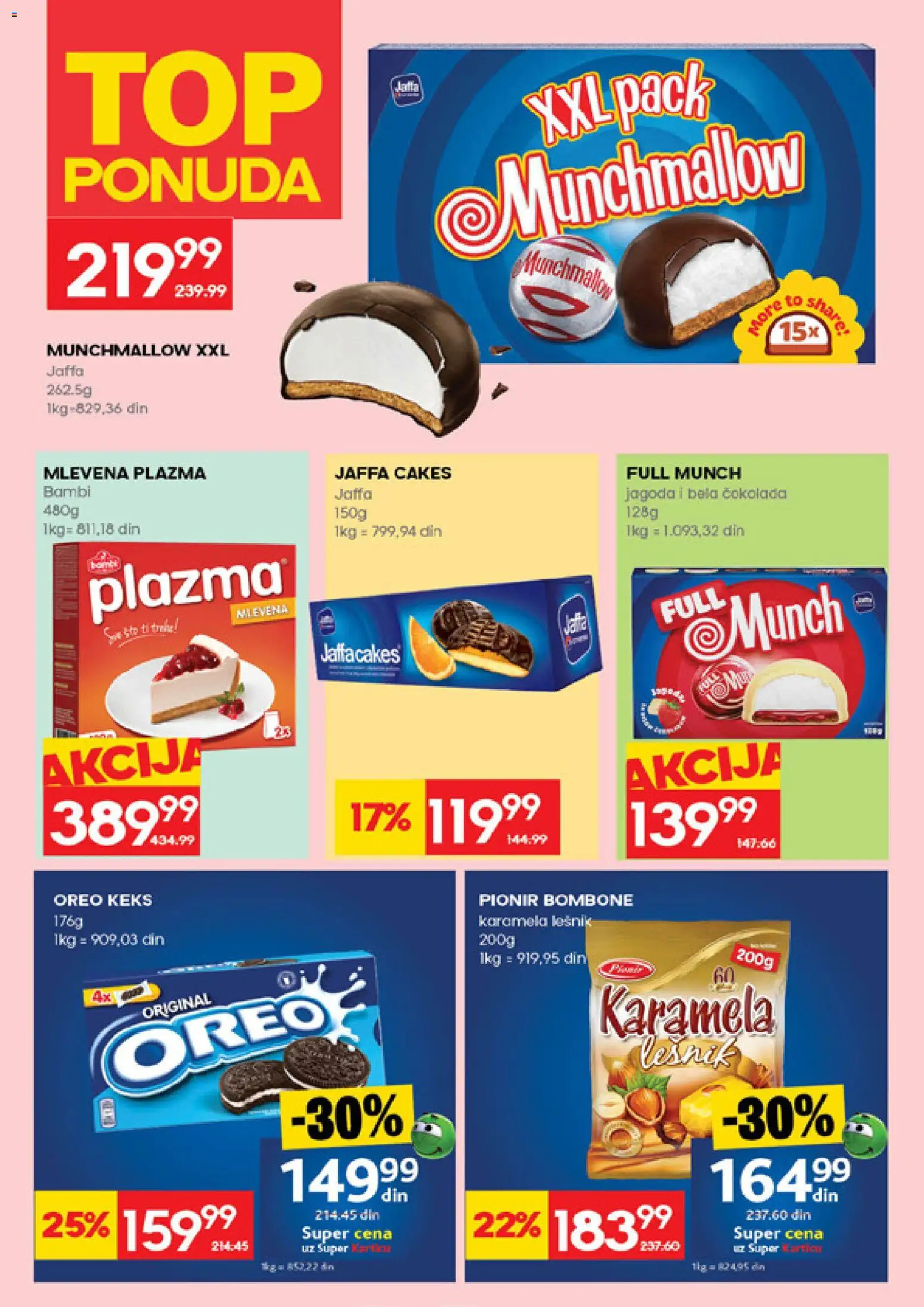 Idea katalog - važi od 12.03.2026 | Strana: 20 | Proizvode: Bombone, Oreo, Lešnik, Čokolada