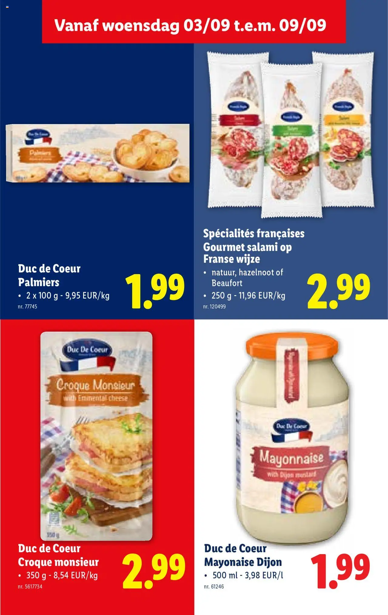  | Pagina: 31 | Producten: Keksajt, Salami