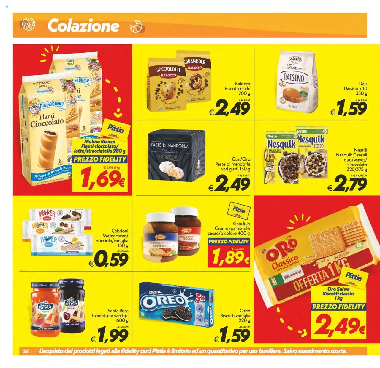 Volantino SuperConveniente del 20.06.2025 | Pagina: 24 | Prodotti: Crema, Biscotti, Latte, Mandorle