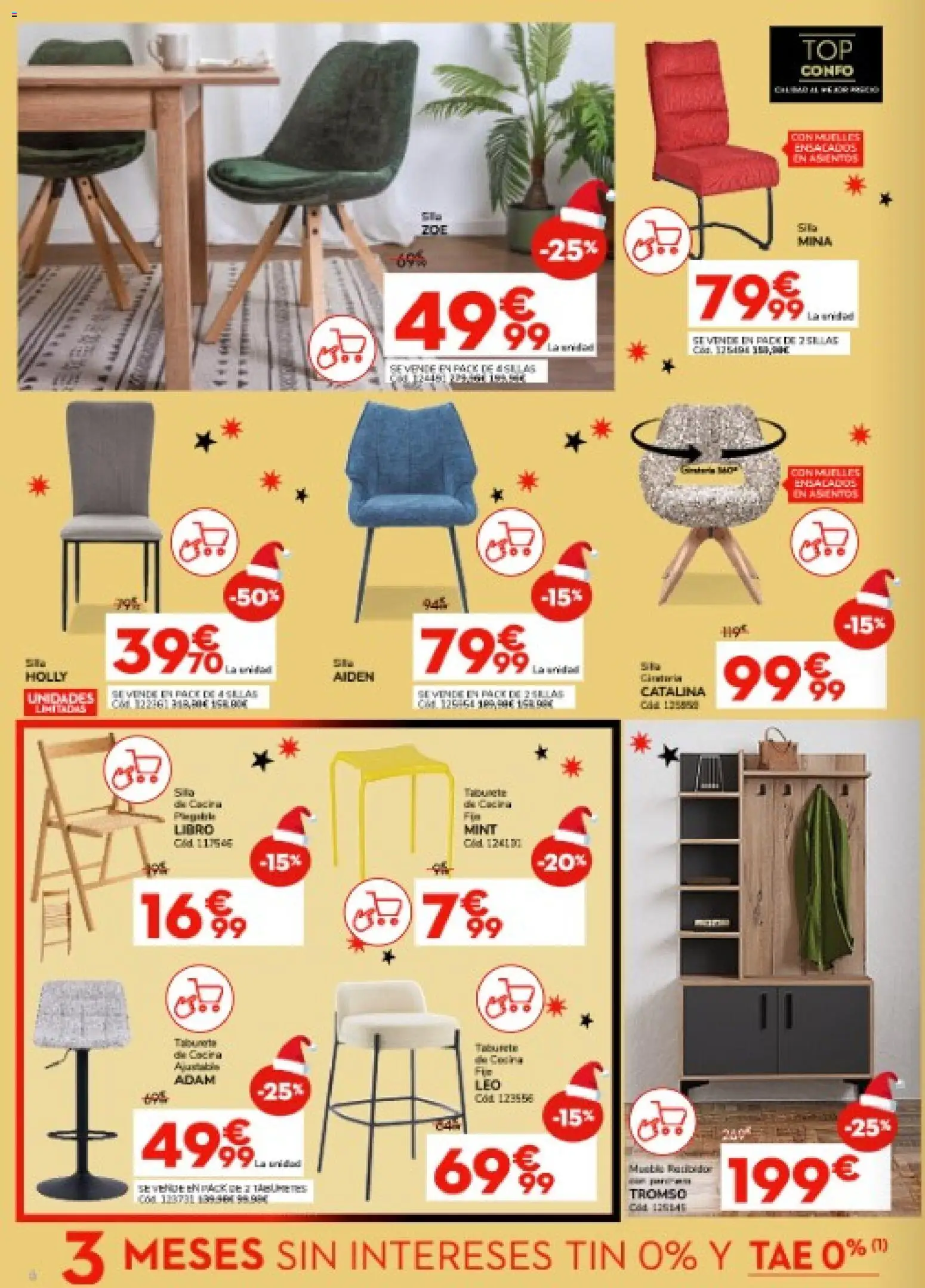 Conforama folleto │ válido desde el 04.12.2025 | Página: 6 | Productos: Taburete