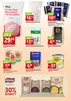 Aligro Aktionen ab 17.11.2025 gültig | Seite: 22 | Produkte: Barilla, Champignons, Teigwaren, Reis