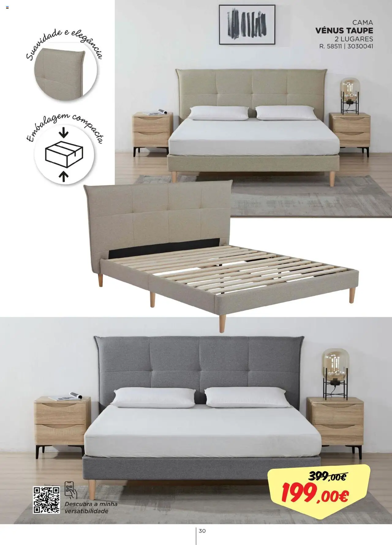 Espaço Casa - Catálogo Kaliási - Sofás Camas │ válido de 21.07.2025 | Página: 30 | Produtos: Cama