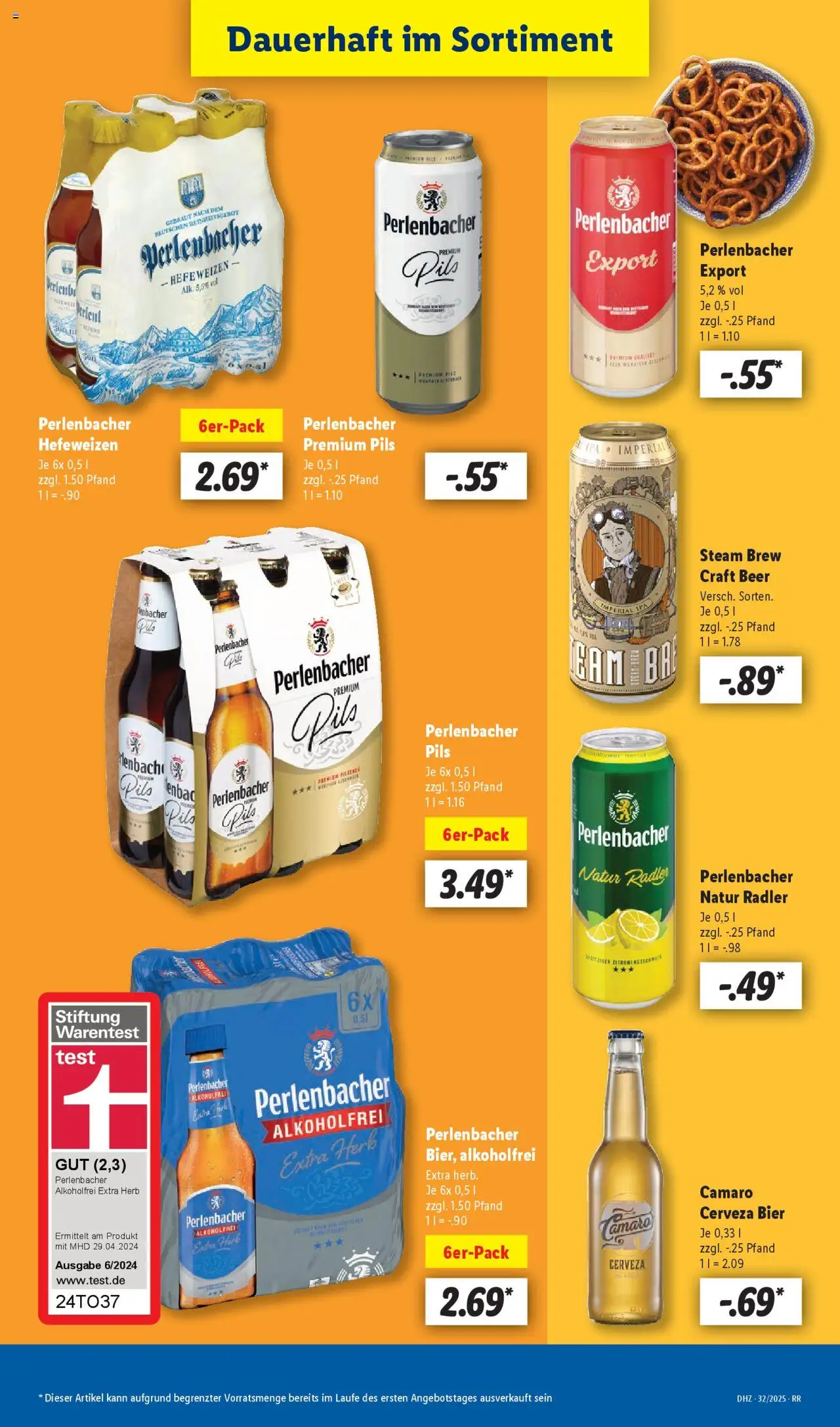 Lidl Prospekt Düsseldorf - gültig ab dem 04.08.2025 | Seite: 47 | Produkte: Bier, Pils, Radler