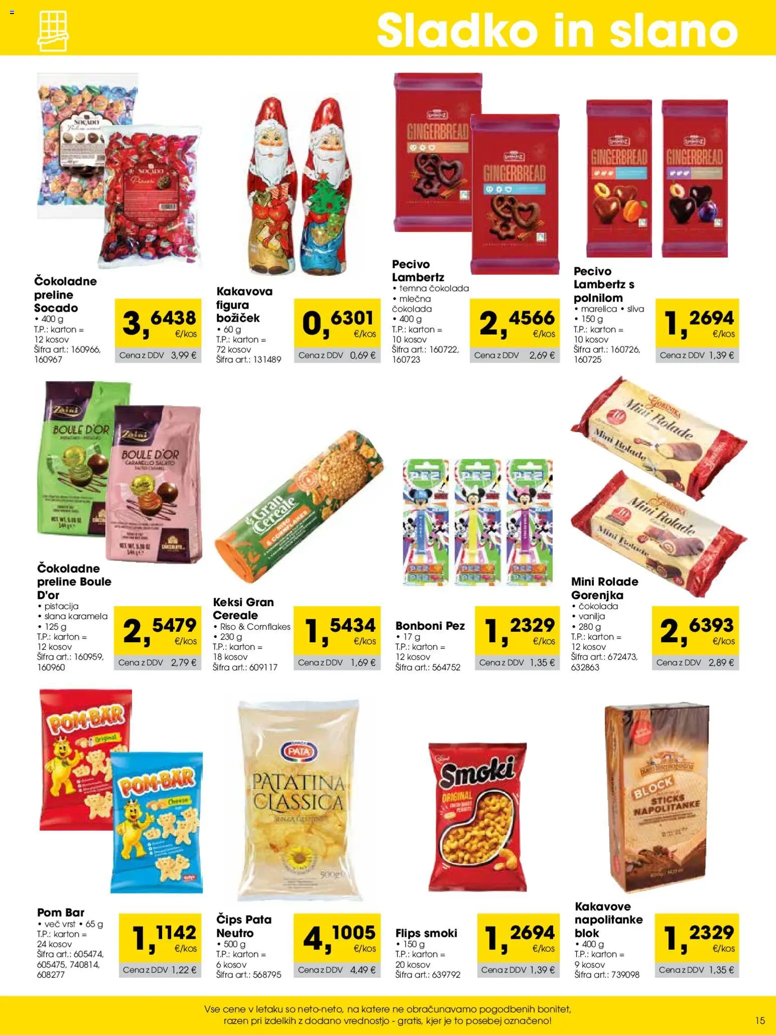 Novi Tuš katalog ponudbe – veljaven od 01.12.2025 | Stran: 15