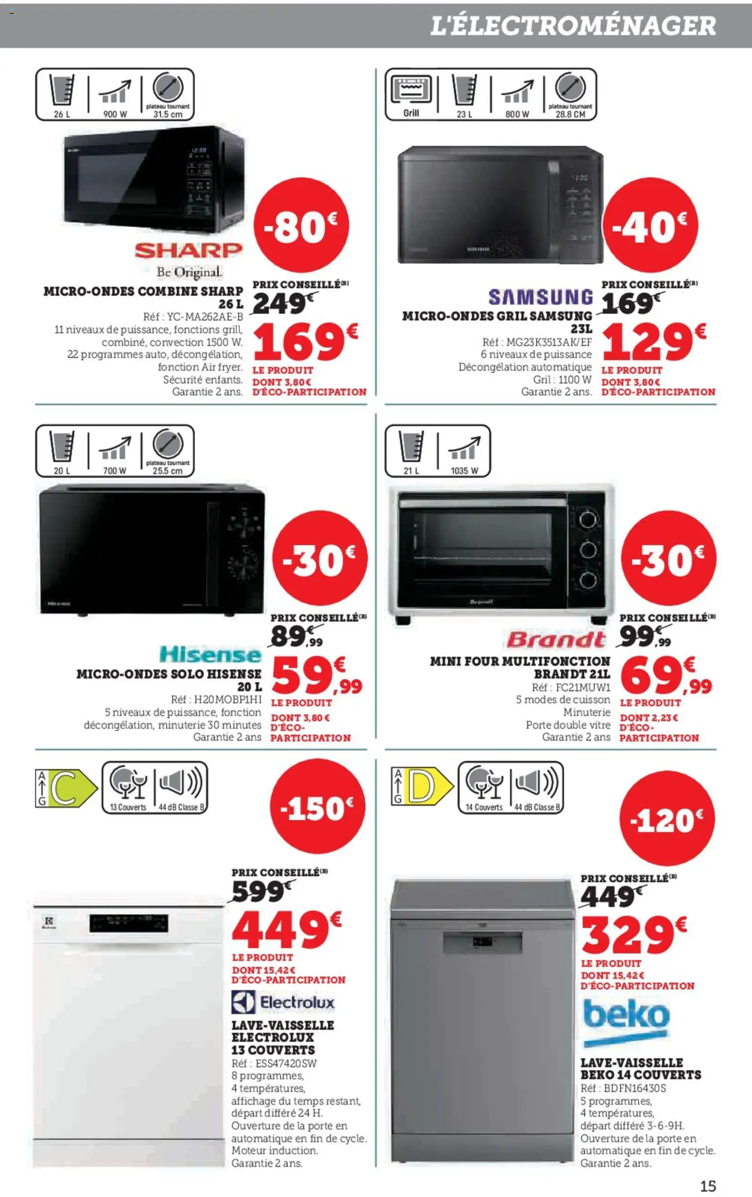 {H1} | Page: 15 | Produits: Plateau tournant, Plateau, Gril, Mini four