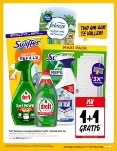 JUMBO folder / publicité - Voorbeeld van een folder van JUMBO, geldig van 11.02.2026 | Pagina: 15 | Producten: Geuren, Afwasmiddel, Was, Pan