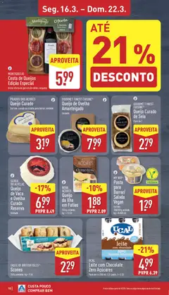Pré-visualização Aldi folheto válido de 16.03.2026 | Página: 10 | Produtos: Leite, Chocolate, Vinho, Salada