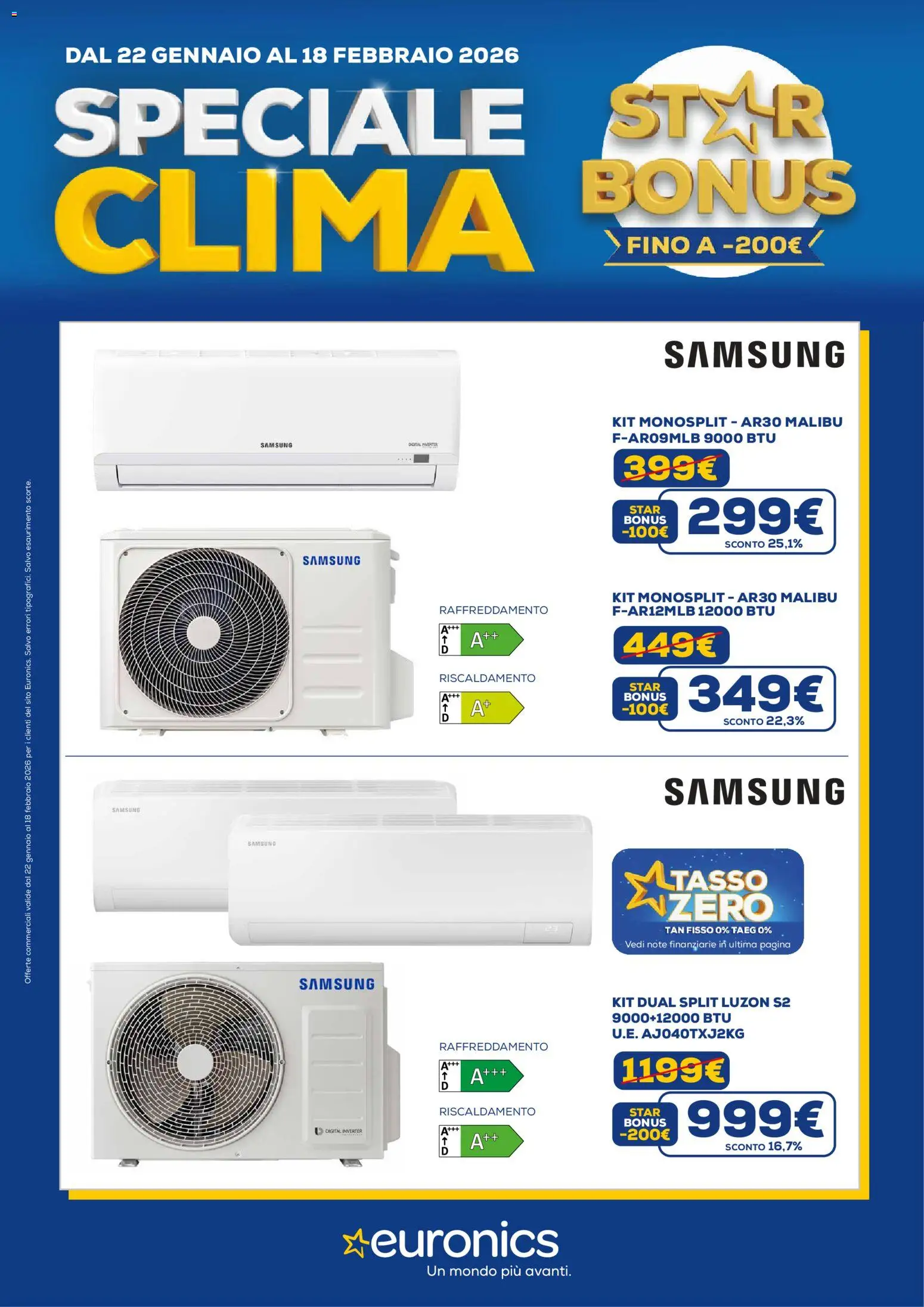 Volantino Euronics del 22.01.2026 | Pagina: 1 | Prodotti: Samsung