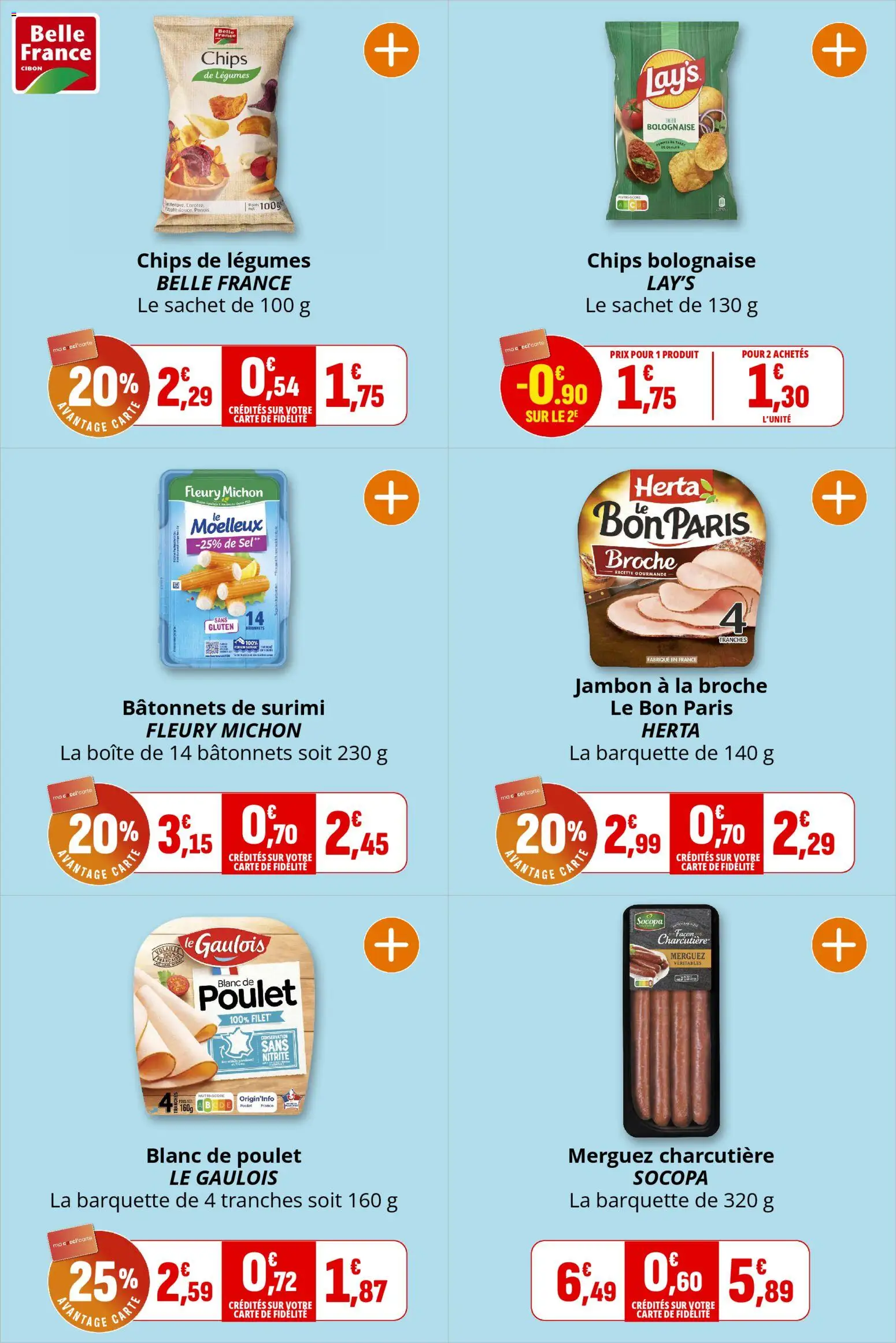 {H1} | Page: 5 | Produits: Merguez Veritables, Merguez, Jambon, Chips
