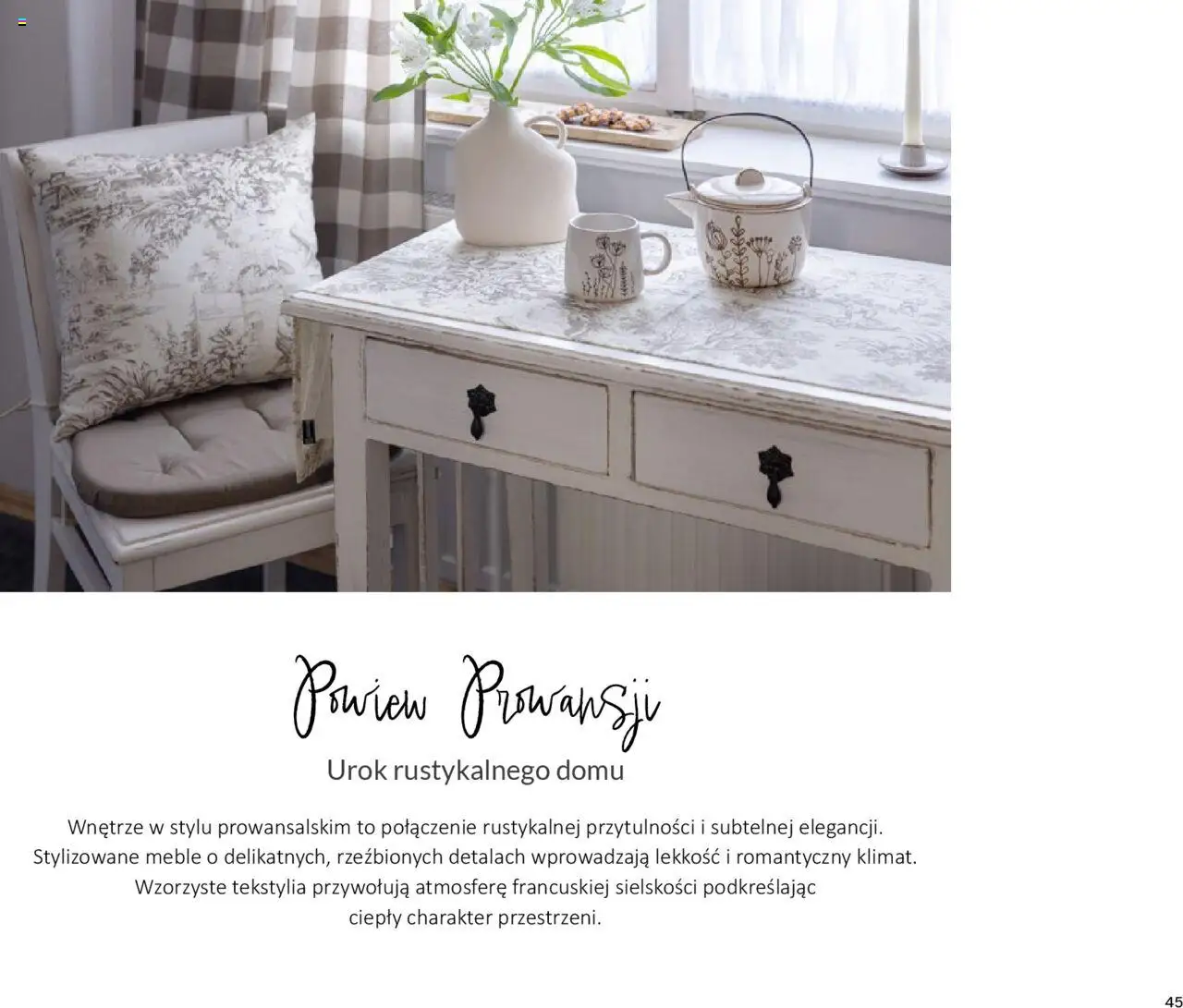 Dekoria Gazetka od 31.01.2025 | Strona: 45 | Produkty: Tekstylia