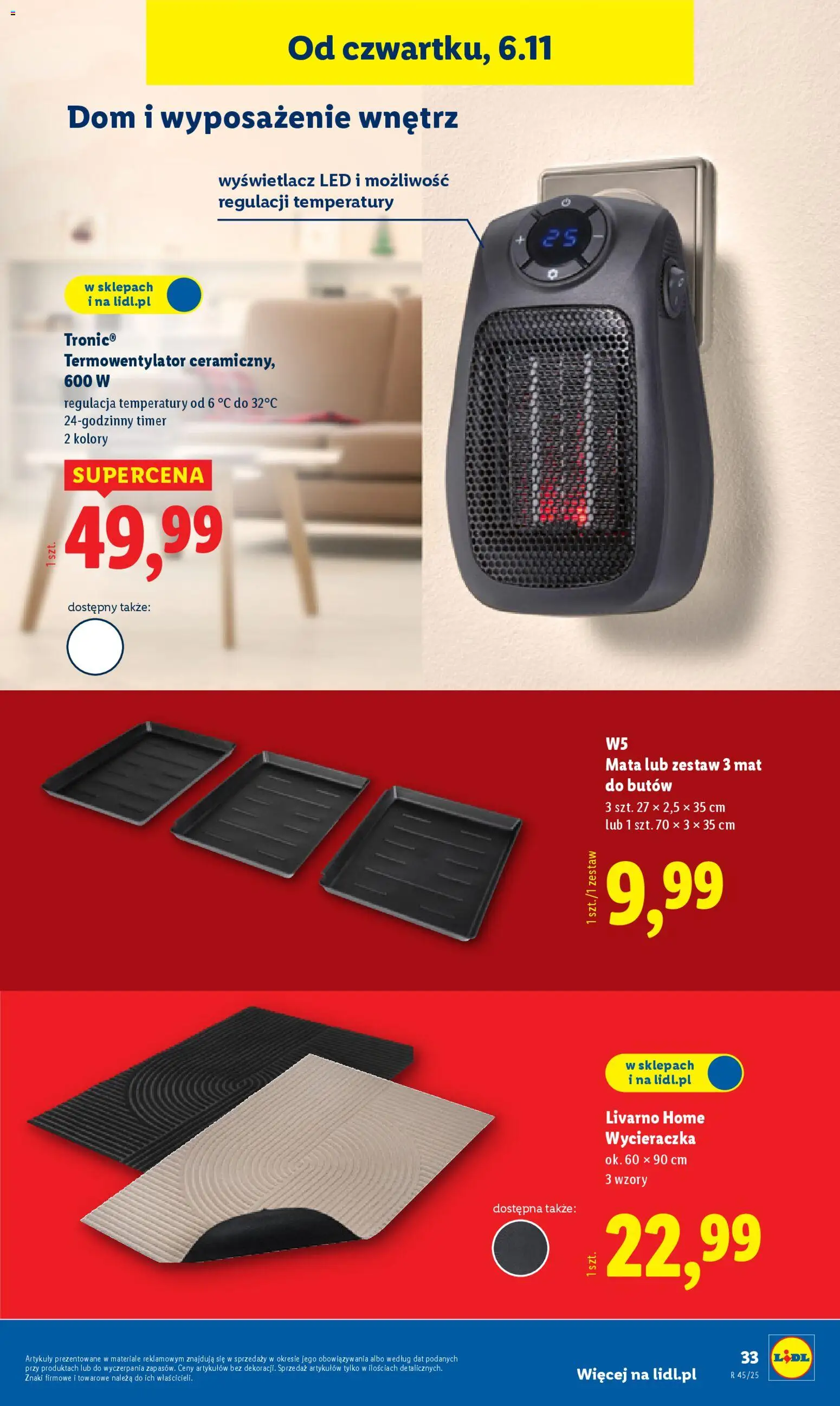 Lidl Katalog od 03.11.2025 | Strona: 37 | Produkty: Wycieraczka