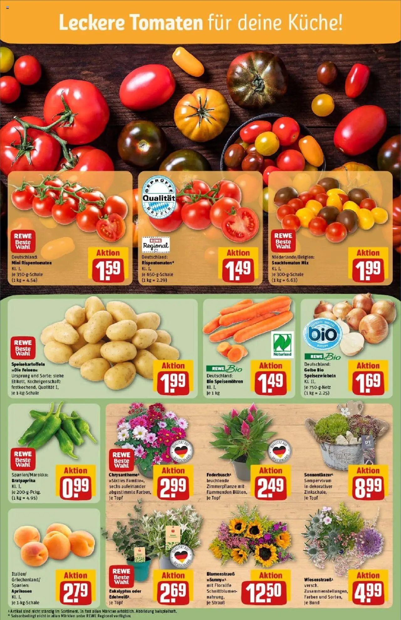 Rewe prospekt Dachau	 - gültig ab dem 13.07.2025 | Seite: 7 | Produkte: Küche, Tomaten