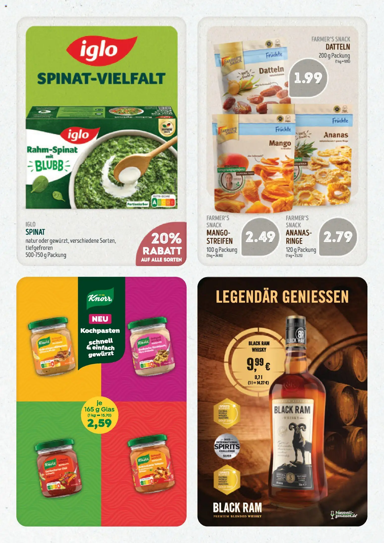 Edeka Struve Prospekt 	 – gültig ab 02.03.2026 | Seite: 15 | Produkte: Whisky, Iglo, Knorr, Mango
