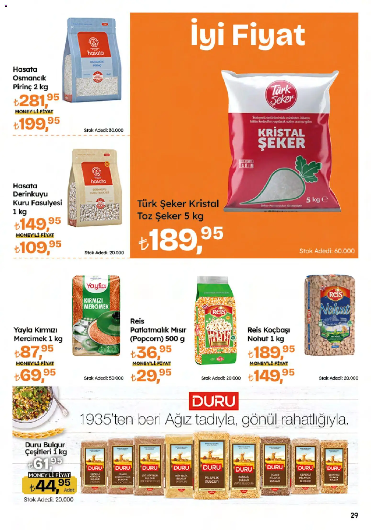 Migros Katalog - 5M Migroskop Dijital - 06.11.2025 tarihinden itibaren geçerlidir | Sayfa: 29 | Ürünler: Pirinç, Şeker, Toz şeker, Mısır