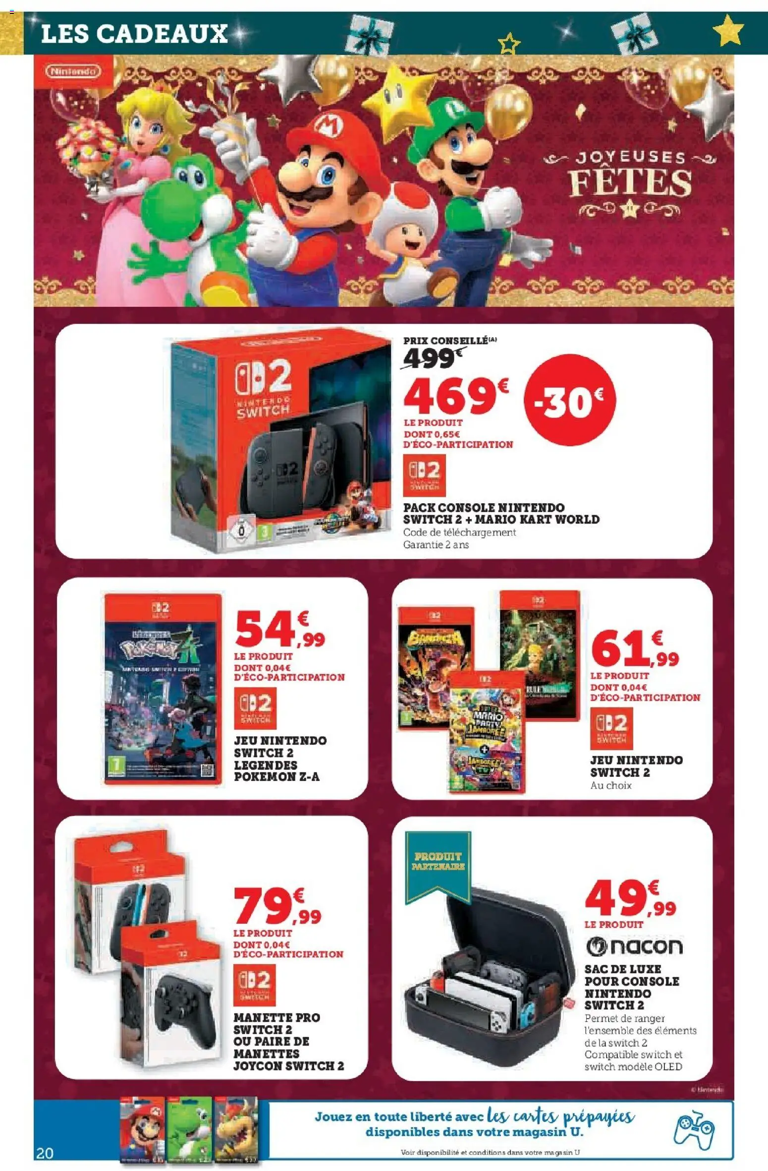 {H1} | Page: 20 | Produits: Sac, console Nintendo Switch