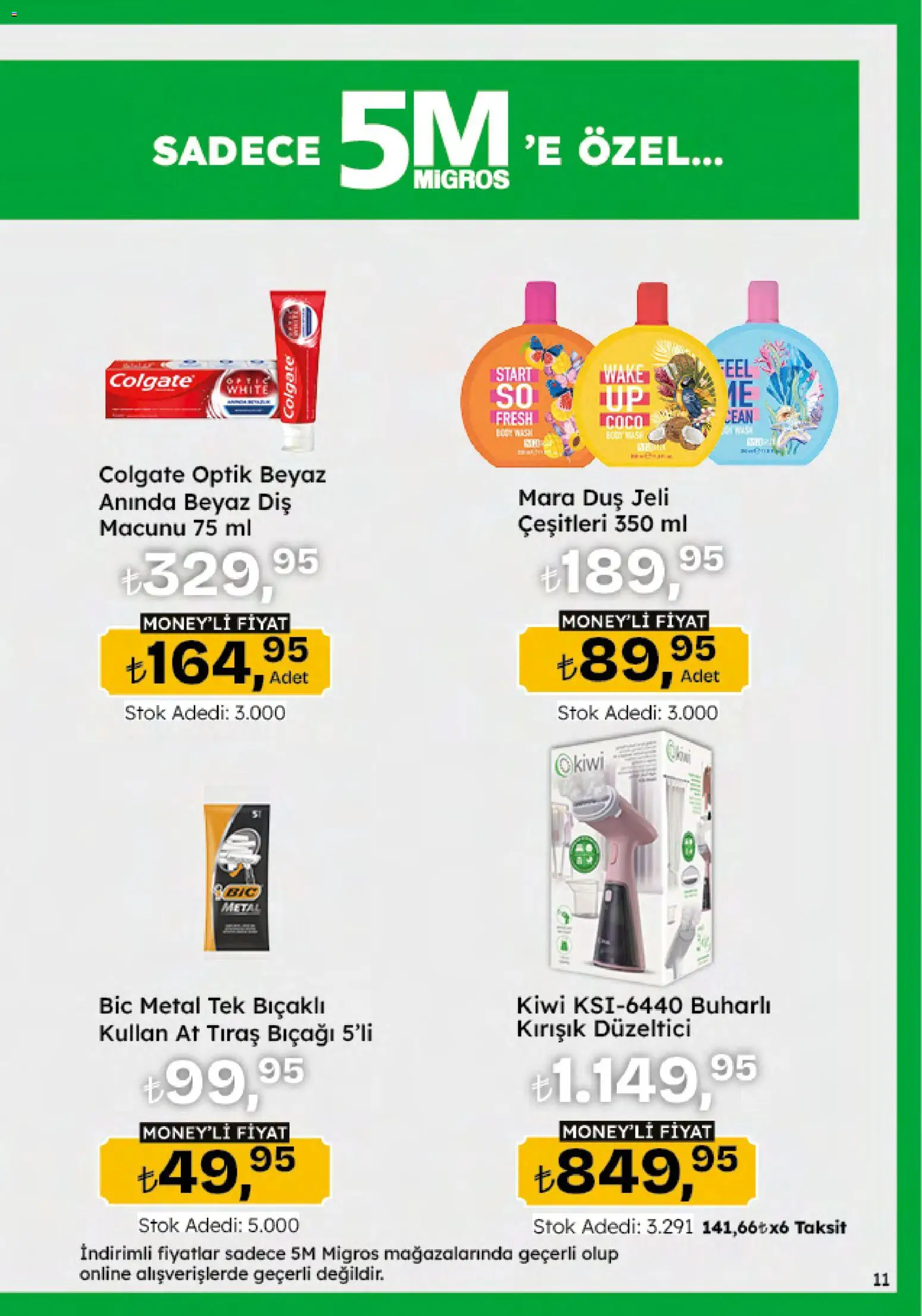 Migros Katalog - 5M Migroskop Dijital - 26.02.2026 tarihinden itibaren geçerlidir | Sayfa: 11 | Ürünler: Duş, Duş jeli