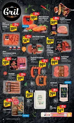 Albert leták - Hypermarket od 23.07.2025 | Strana: 9 | Produkty: Burger, Klobása, Hovězí burger, Maso