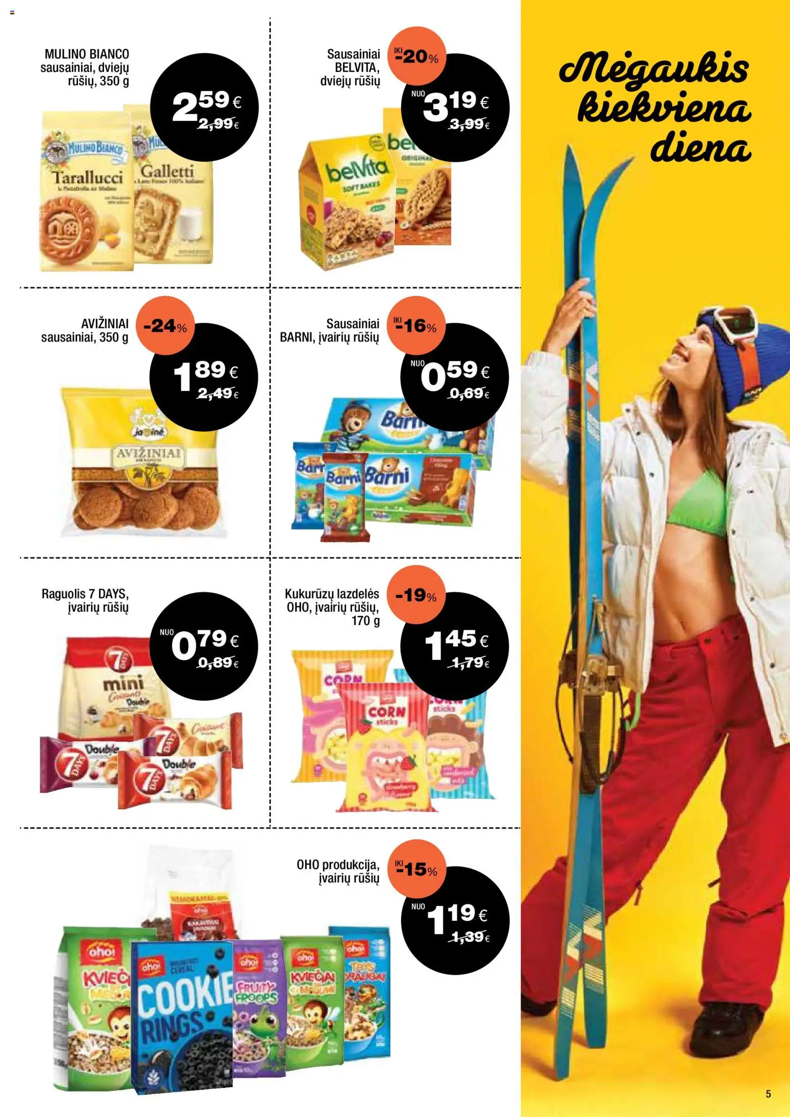 Express market akcijos nuo 04.01.2026 | Puslapis: 5 | Prekių: Sausainiai