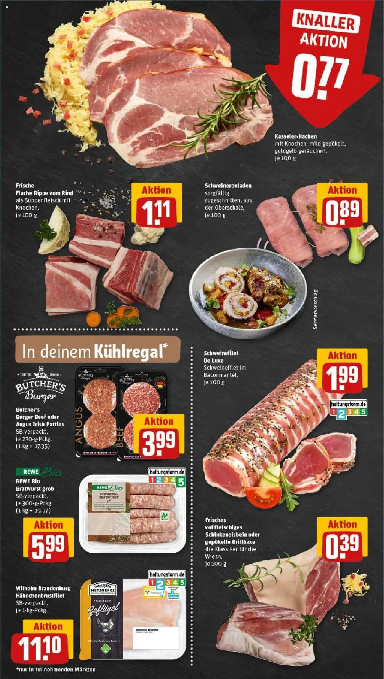 Rewe prospekt Fröndenberg	 – gültig ab 06.10.2025 | Seite: 6 | Produkte: Bratwurst, Burger, Schweinefilet, Suppenfleisch