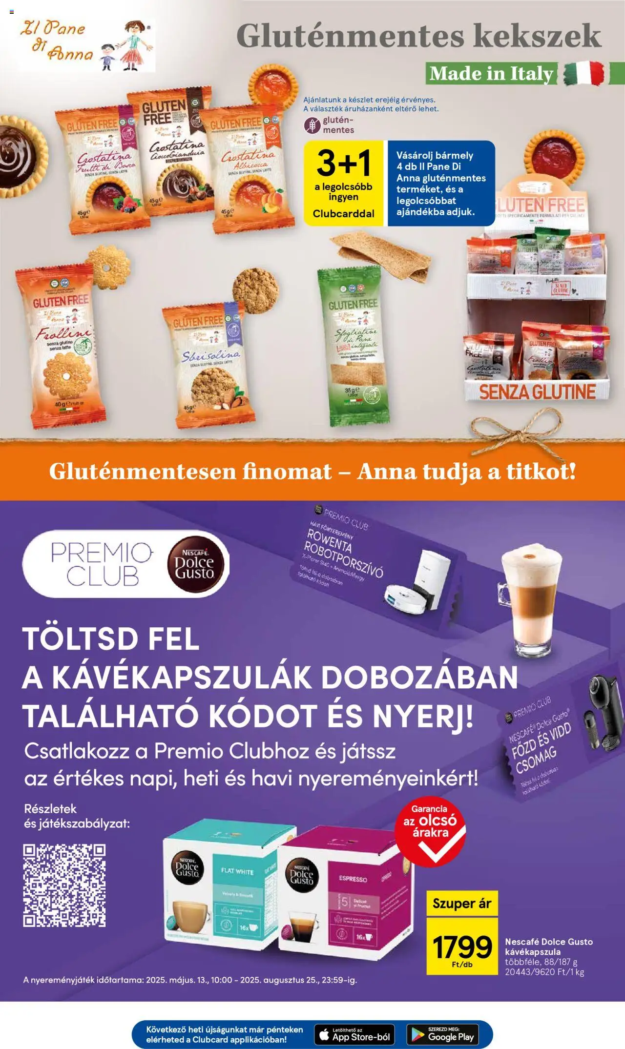 Tesco akciós ujság - amely érvényes a következő dátumtól: 26.06.2025 | Oldal: 19 | Termékek: Nescafé, Kávékapszula, Robotporszívó, Kekszek