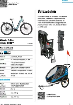 Jumbo Aktionen Dein Velo 2025 ab 21.02.2025 gültig | Seite: 19 | Produkte: Gewicht