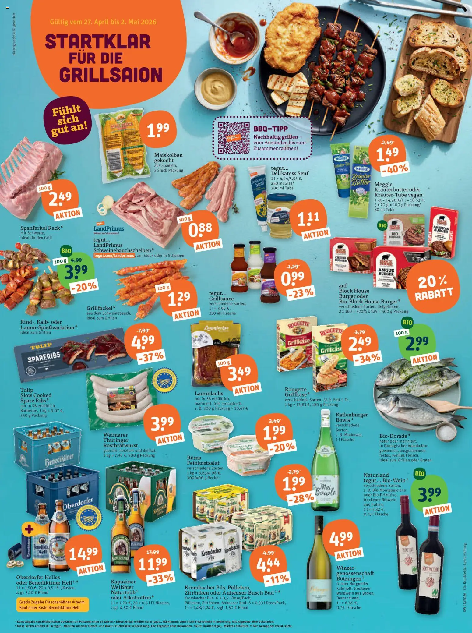 Tegut Prospekt 	 – gültig ab 27.04.2026 | Seite: 2