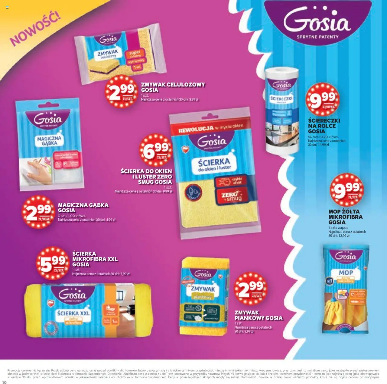 Stokrotka Gazetka - Urodziny od 11.09.2025 | Strona: 10 | Produkty: Stokrotka, Magiczna gąbka, Gąbka