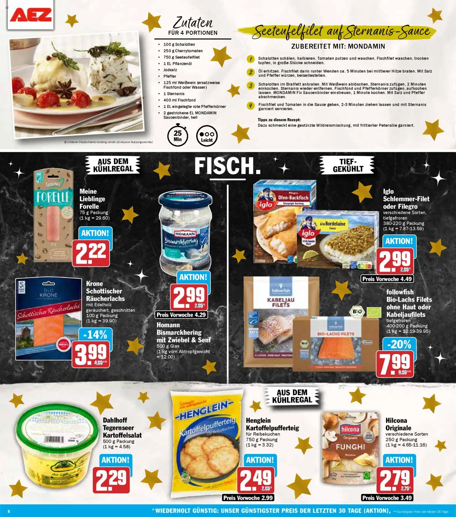 AEZ Prospekt 	 – gültig ab 22.12.2025 | Seite: 8 | Produkte: Tomaten, Räucherlachs, Pfeffer, Petersilie