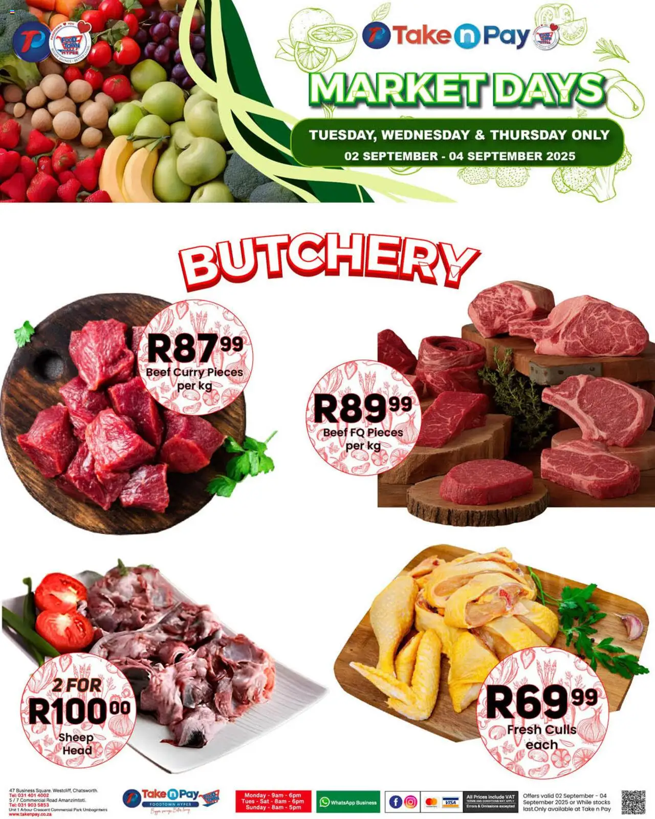 Take n Pay Market Days │ valid from 02.09.2025 | Page: 10 | Products: Beef