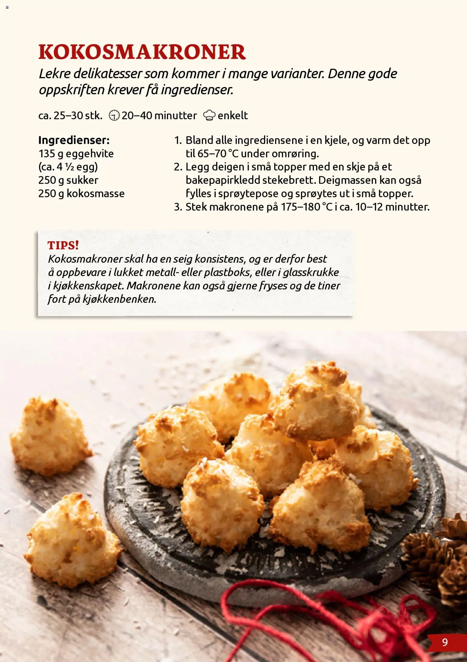 {H1} | Side: 9 | Produkter: Egg, Sukker, Бітумний лист, Strandväska