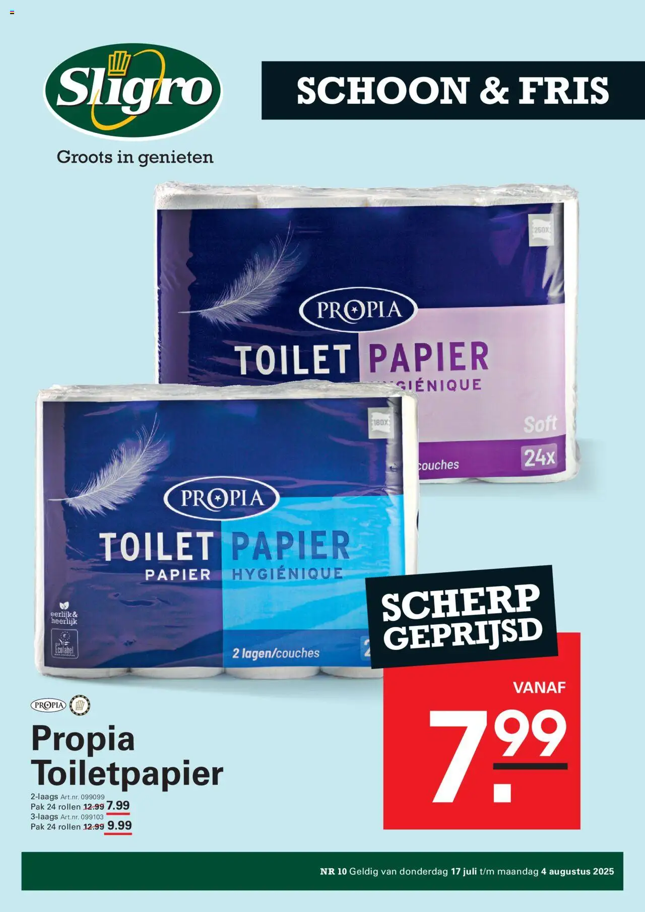  | Pagina: 1 | Producten: Papier, Toilet, Toiletpapier