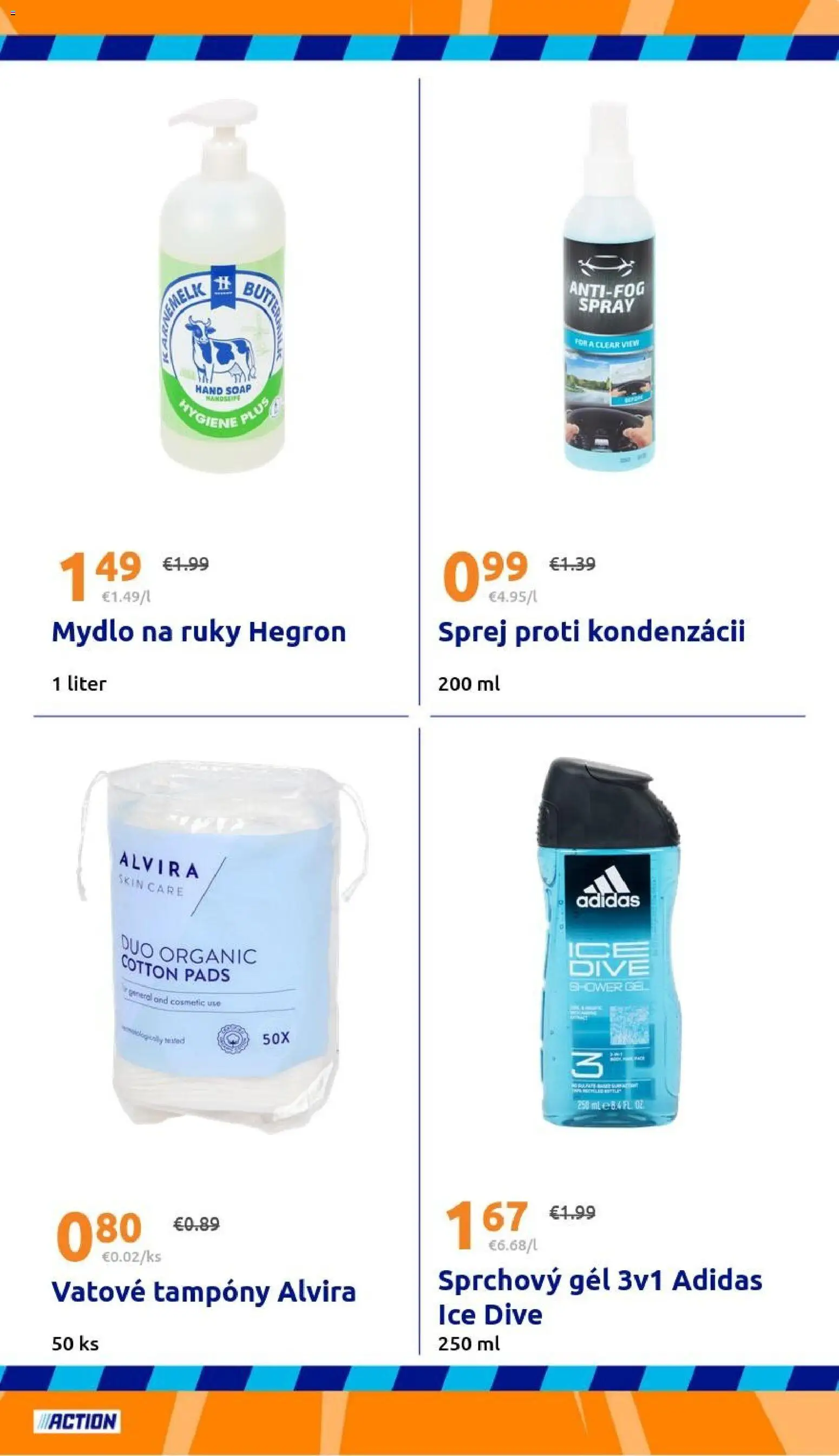 Nové Action akcie – leták je platný od 31.12.2025 | Strana: 19 | Produkty: Mydlo, Sprchový gél, Adidas
