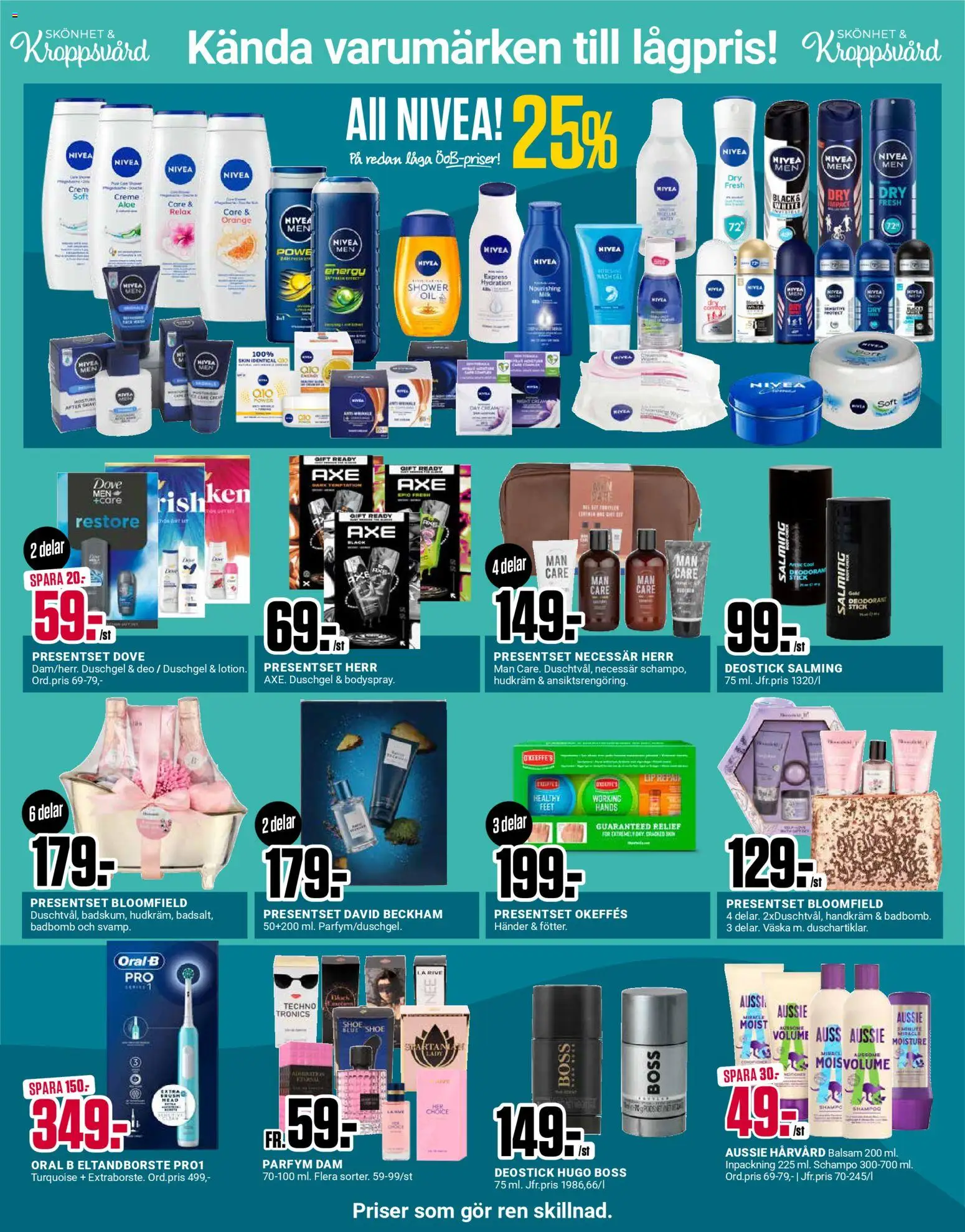 ÖoB reklamblad aktuell från 15.12.2025 | Sida: 7 | Produkter: Parfym, Schampo, Handkräm, Necessär