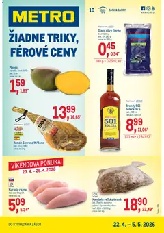 Metro leták platný od 22.04.2026