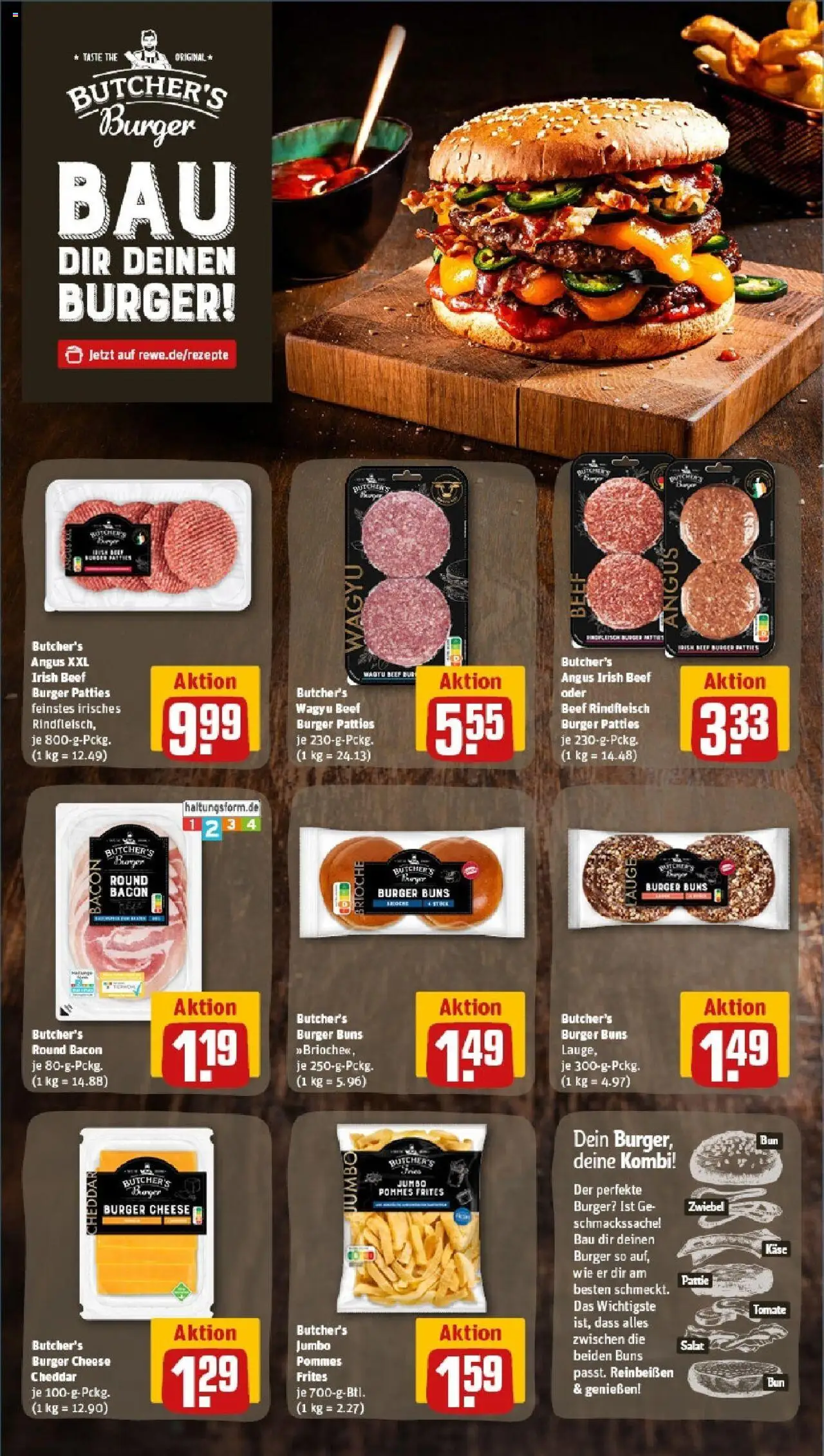 Rewe prospekt Vetschau	 - gültig ab dem 25.05.2025 | Seite: 19 | Produkte: Käse, Pommes, Pommes frites, Rindfleisch