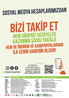 11.03.2026 tarihinden itibaren geçerli olan Biçen Market kataloğu önizlemesi | Sayfa: 17 | Ürünler: Gül, Bağlayıcı