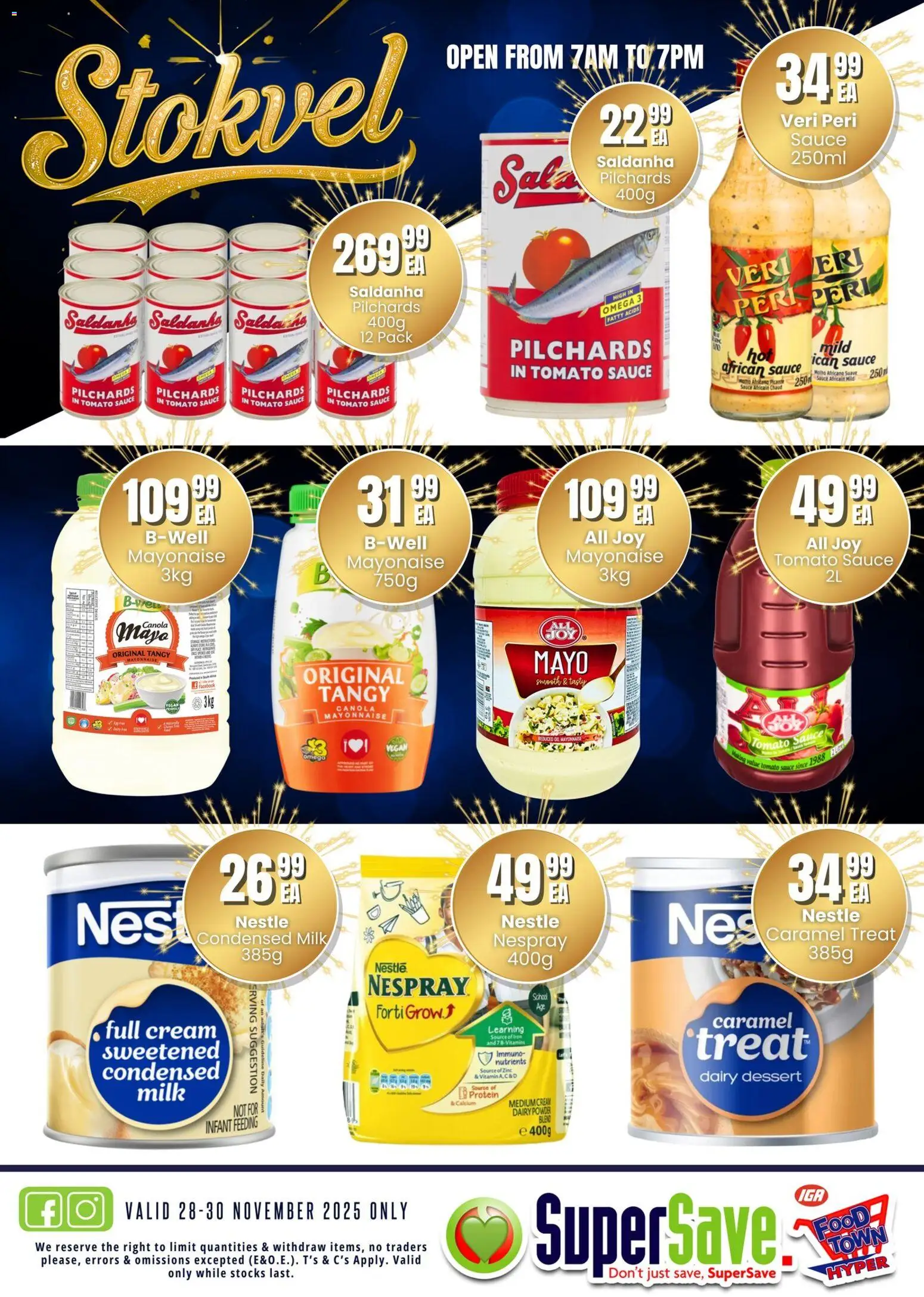 New Super Save catalogue – valid from 28.11.2025 | Page: 40 | Products: Iron, Tomato sauce, Mayonnaise, Sauce