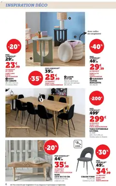 Hyper U - Prévisualisation de Hyper U - La maison à prix bas valide à partir de 03.02.2026 | Page: 6 | Produits: Table extensible, Abat jour, Table, Coffre de rangement