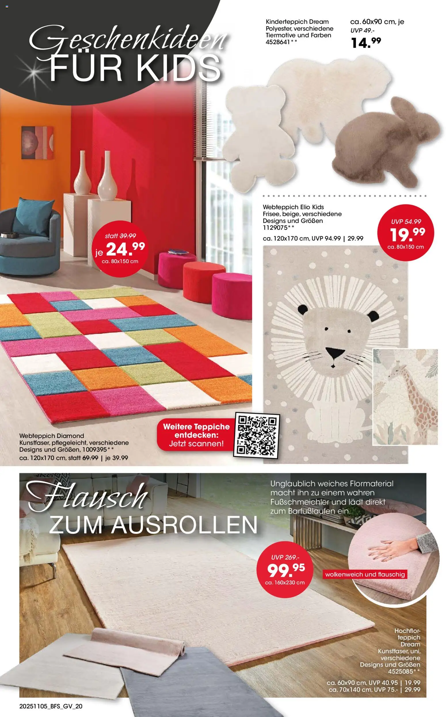 Möbel Martin Zauberhafte Weihnachtszeit – gültig ab 05.11.2025 | Seite: 20 | Produkte: Teppich