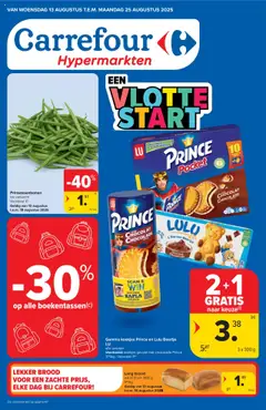 Folder week 33 - Voorbeeld van een folder van Carrefour, geldig van 13.08.2025